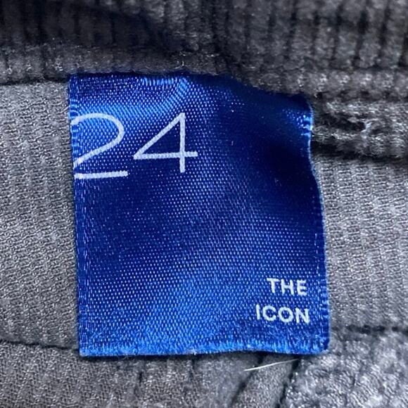 Urban Outfitters The Icon Black Corduroy Low Rise Flared Bootcut Pants Sz 24 - Picture 5 of 6